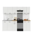 Modular kitchen JUNONA LINE 230 BBL BRW chalk gloss order